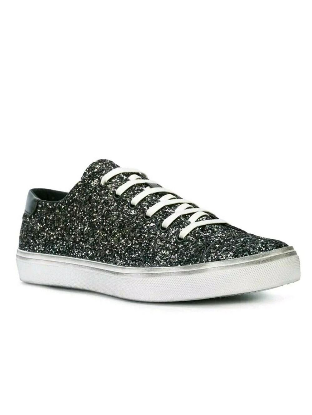SAINT LAURENT YSL BEDFORD GLITTER SNEAKERS TURNSCHUHE SHOES SCHUHE TRAINERS 42.5